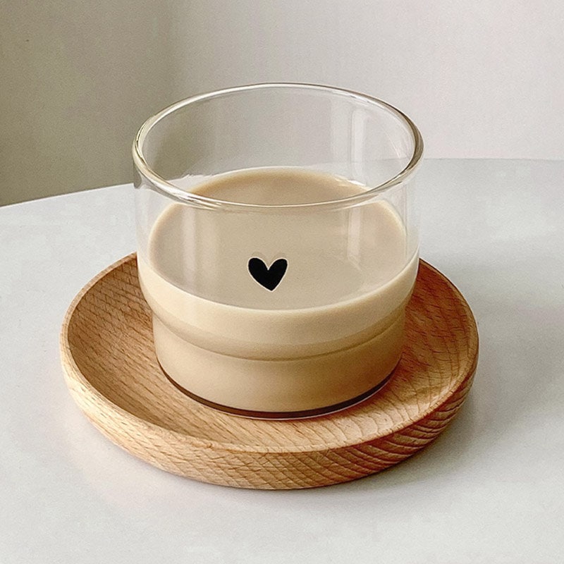 Heart/Cute Face Coffee Cup-6
