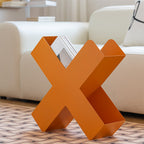 X-Shaped Metal Bookshelf-2