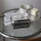 Silver Tissue Box Cover-4