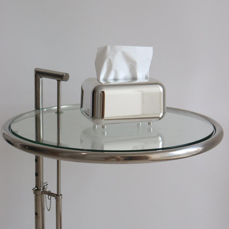 Silver Tissue Box Cover-2