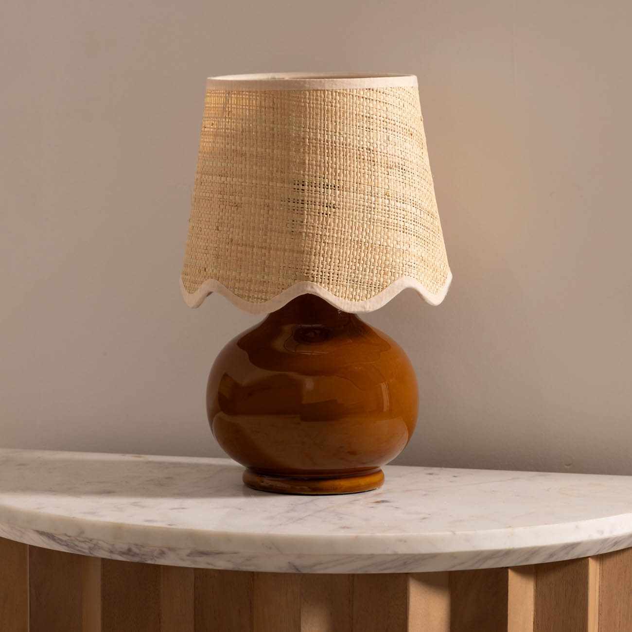 Theisseil Brown Table Lamp-0