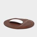 Full-Grain Leather Mouse Pad w/ wrist support-1