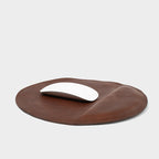 Full-Grain Leather Mouse Pad w/ wrist support-1
