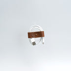 Leather organizer for charging cords-3