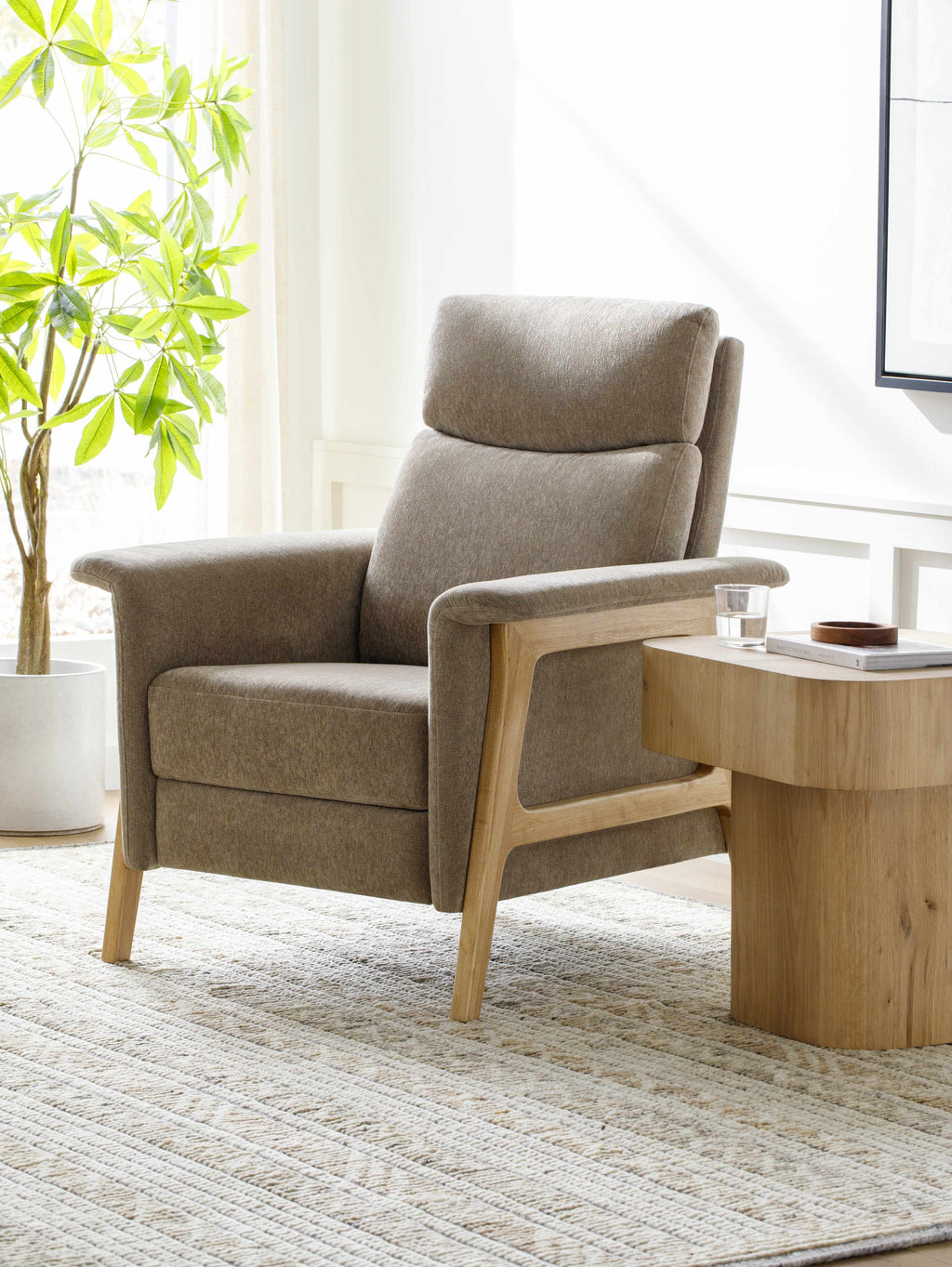 Eckersdorf Modern Minimalist Wooden Accent Chair-4