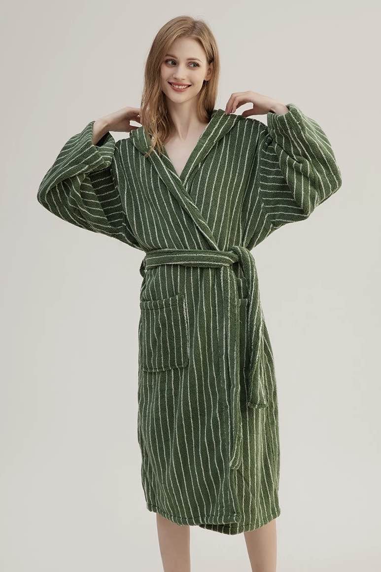 Misty Stripe Robe