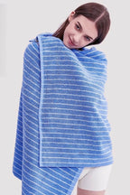 Retro Soft 100% Long-stapled Cotton Striped Bath Towel-4