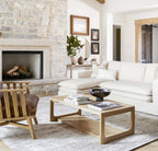 Sachsenkam Upholstery Beige Linen Sofa - Clearance-0
