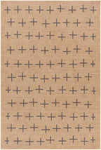 Haimi Black Washable Jutely Rug