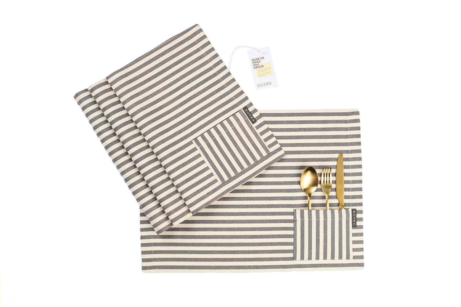 Cotton Cloth Placemats, Set of 4-9