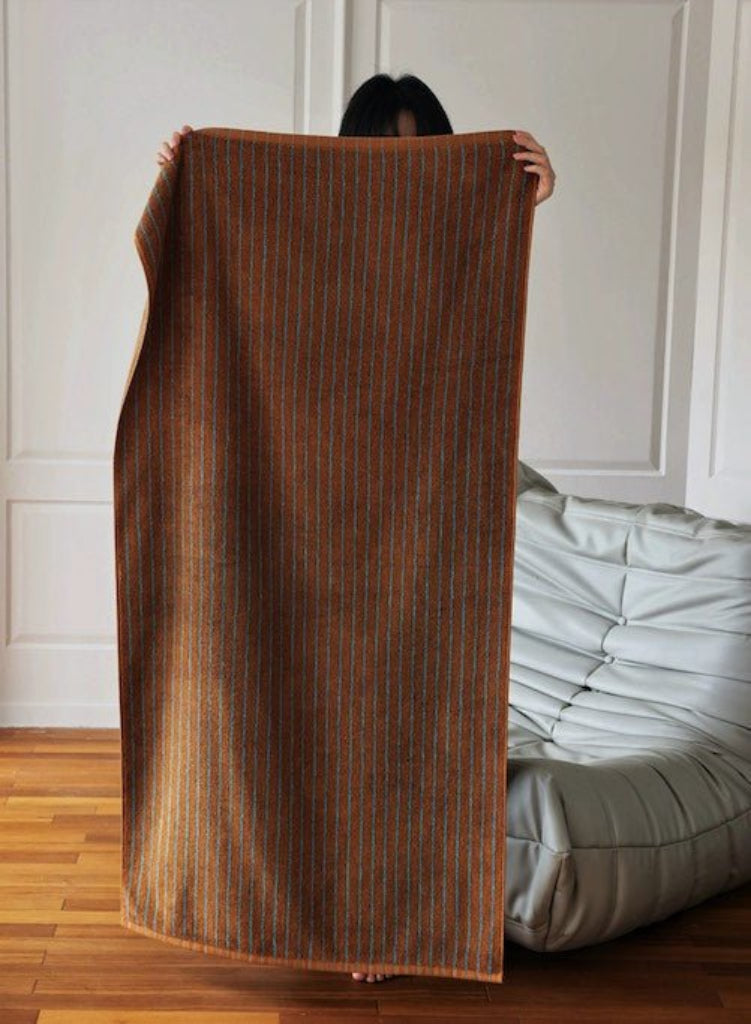 Ultra Soft Absorbent Retro Stripe Bath Towel - 100% Organic Cotton-5